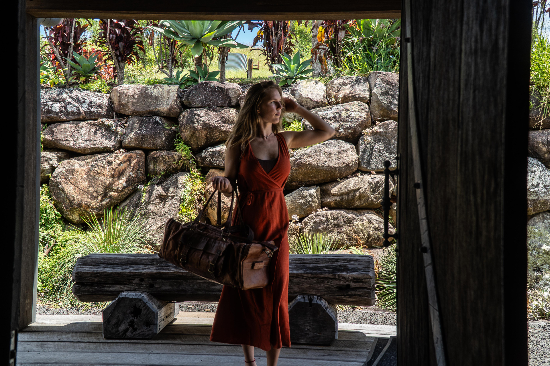 The Mayan Luxe Villas House at golden hour