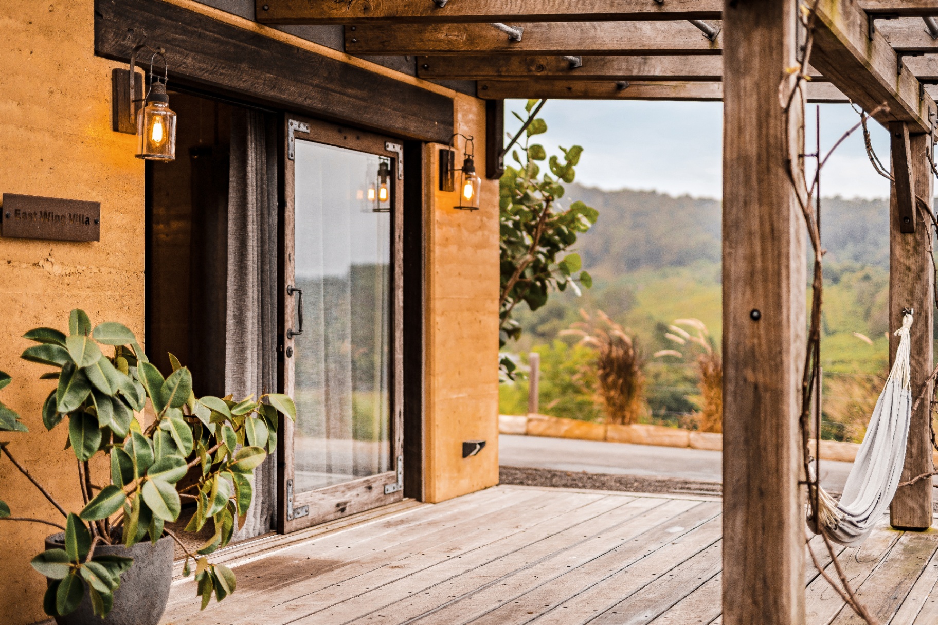 East wing king suite at first light