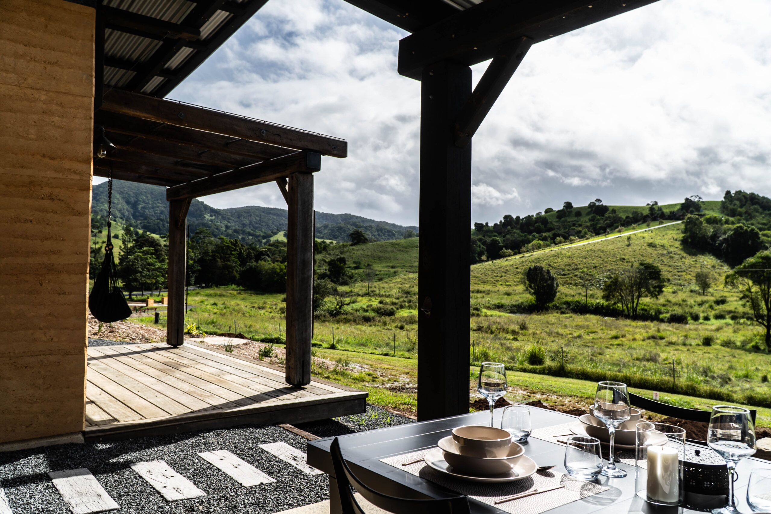 One of four Mayan Farm Villas overlooking Kin Kin Creek and farmland
