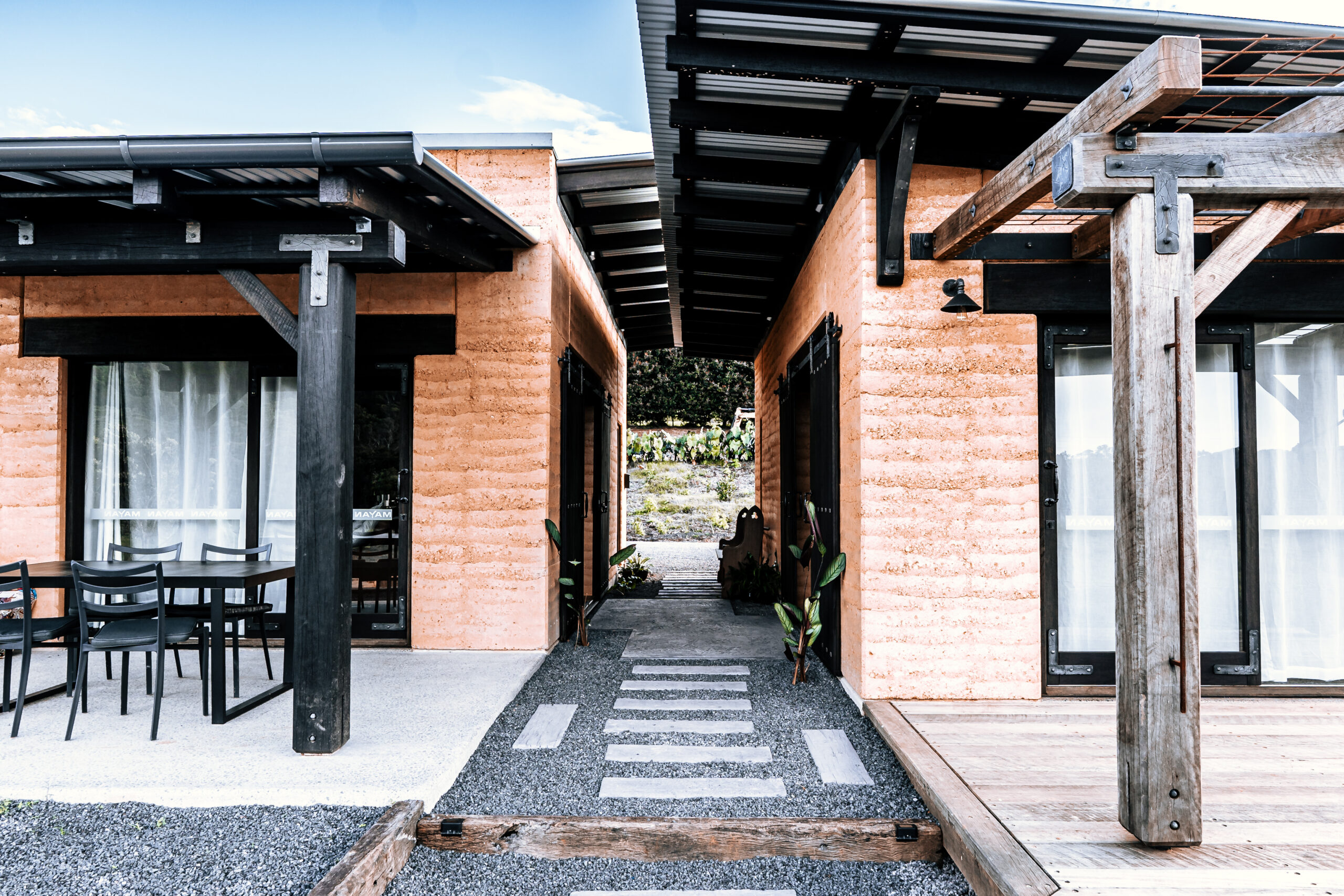A villa nestled into the eucalypt